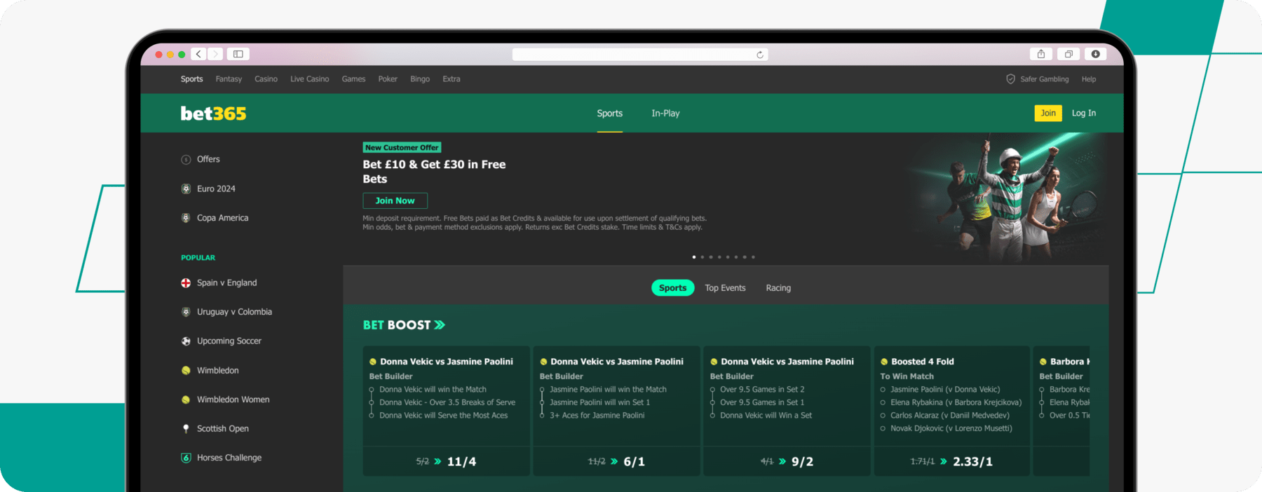 bet365 bet builder desktop screenshot