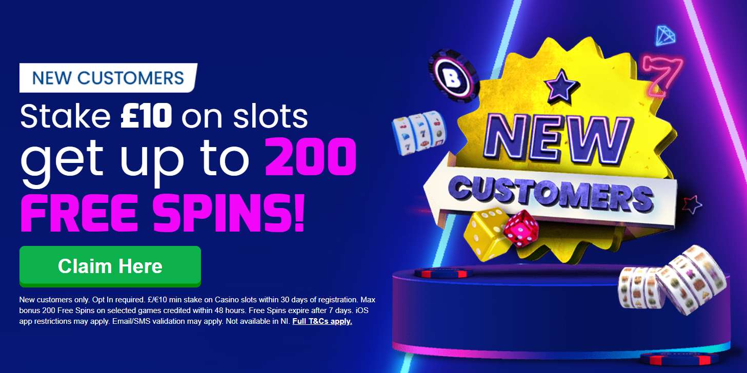 betfred casino welcome offer screenshot