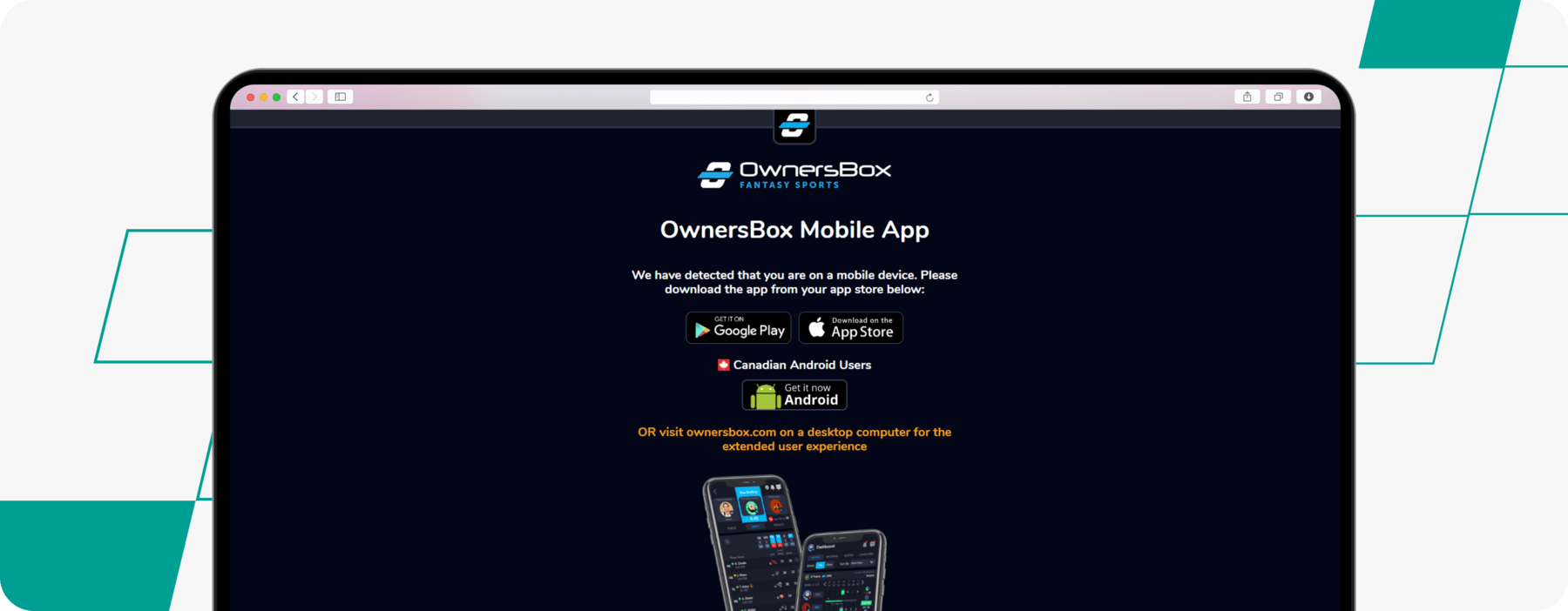 owndersbox app page screenshot