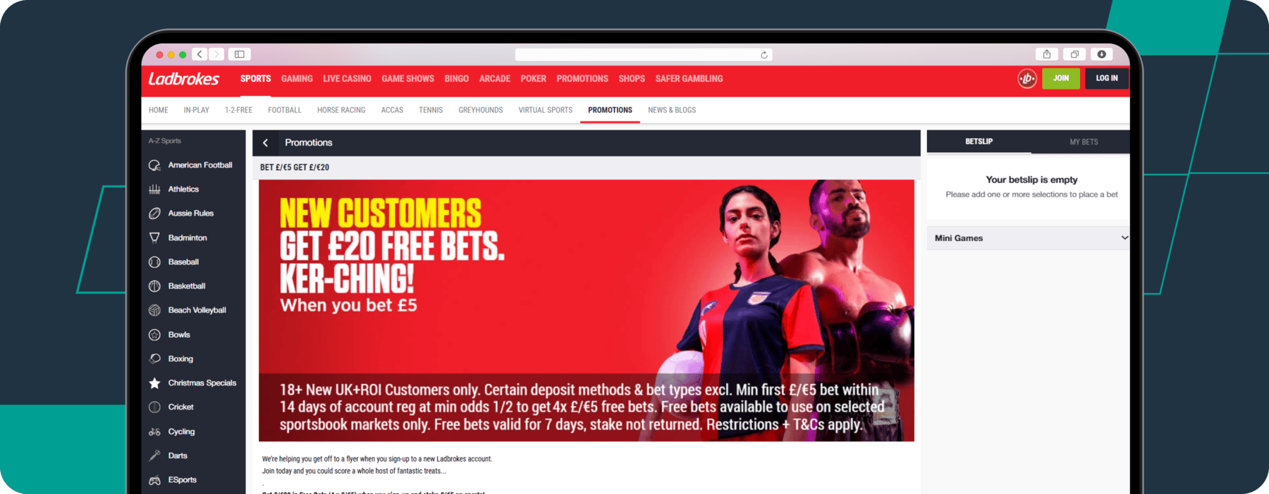 Ladbrokes Welcome Offer